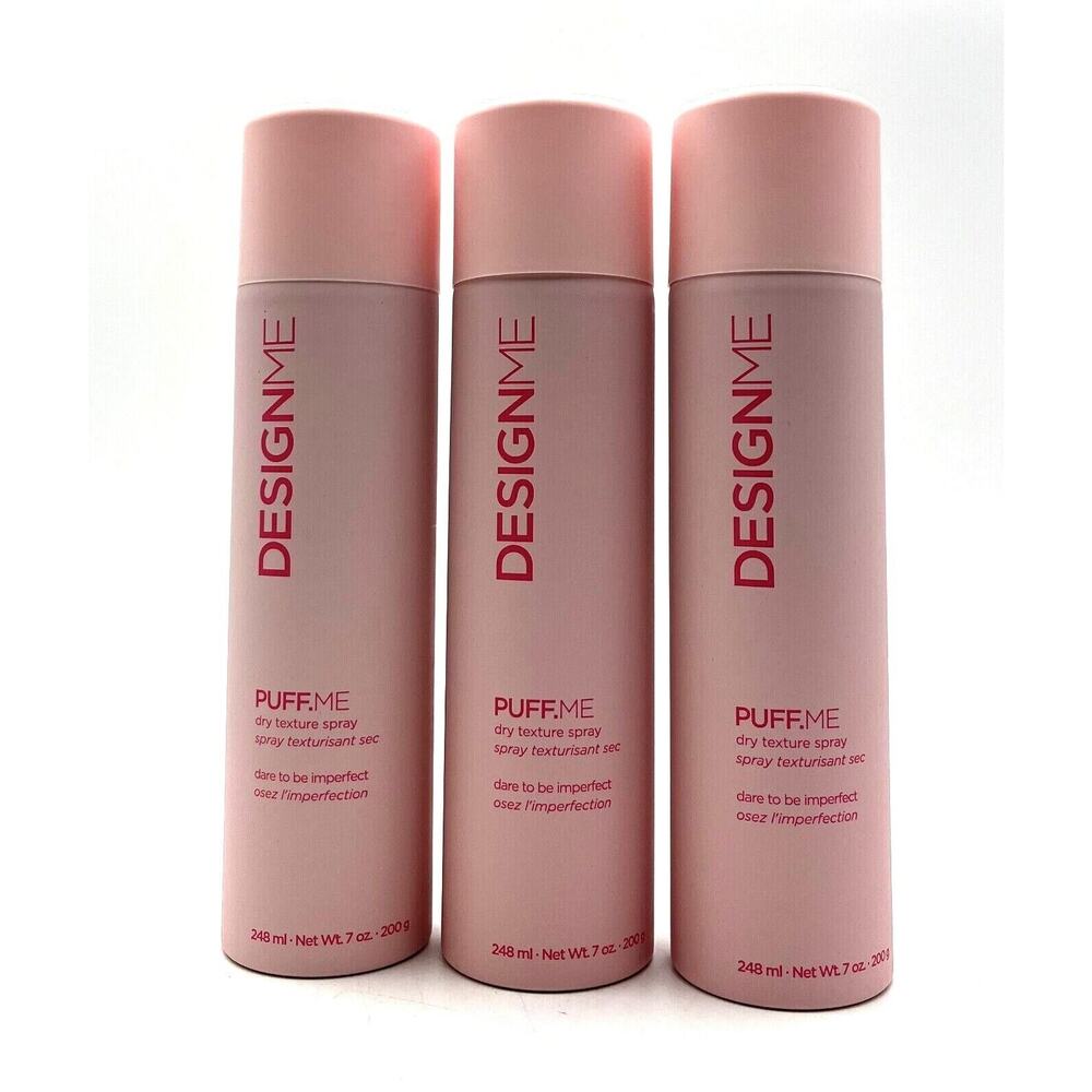 DesignMe Puff.Me Dry Texture Spray Dare To Be Imperfect 7 oz-3 Pack